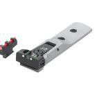 LPA TACCA DI MIRA E MIRINO IN FIBRA OTTICA PER REVOLVER SMITH&WESSON FINITURA COLORE ARGENTO