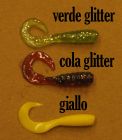 SOFT GRUB 4CM - VERDE GLITTER