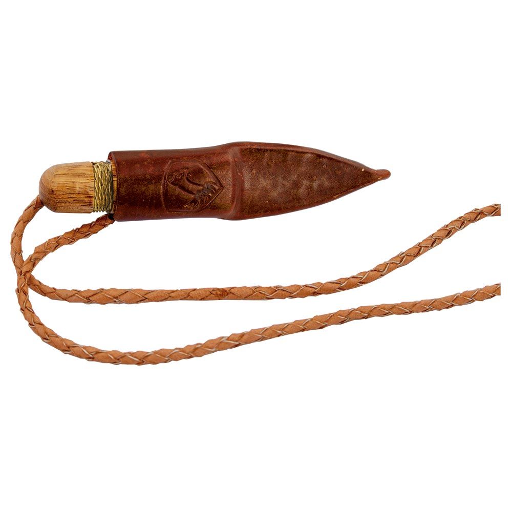 COLTELLO OTZI CON LAMA FISSA IN ACCIAIO AL CARBONIO E LEGNO - BOKER