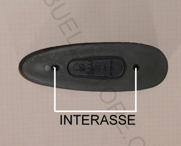 BERETTA DISTANZIALE DA 12,5mm 1/2 '' TIPO CACCIA PER CALCI IN LEGNO E SINTETICI 