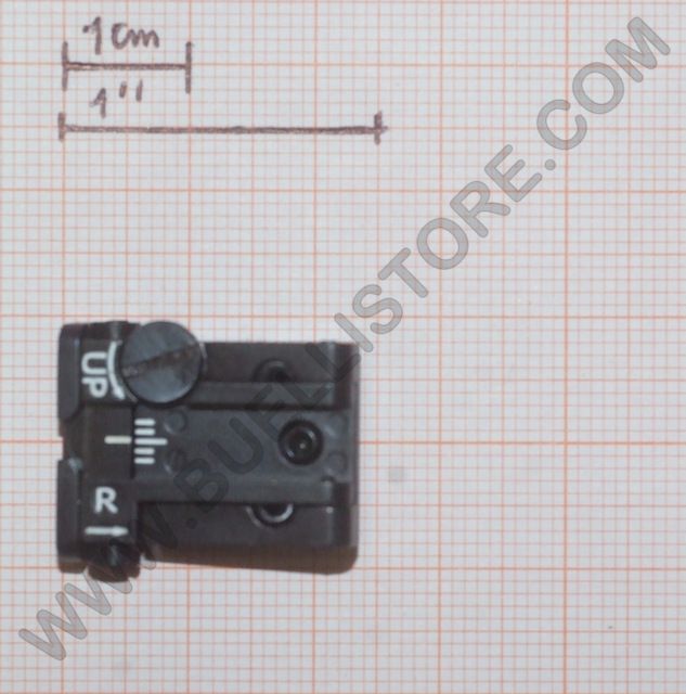 LPA TACCA DI MIRA IN METALLO CON REGOLAZIONI MICROMETRICHE PER GLOCK 17>23 25 32 34 35 TARGET