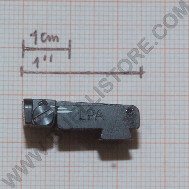 LPA TACCA DI MIRA IN METALLO CON REGOLAZIONI MICROMETRICHE PER GLOCK 17>23 25 32 34 35 TARGET