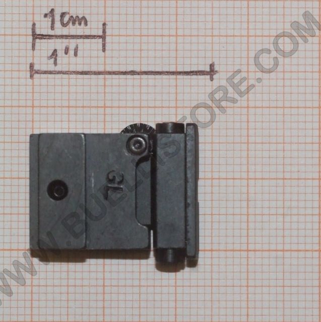 LPA TACCA DI MIRA IN METALLO CON REGOLAZIONI MICROMETRICHE PER GLOCK 17>23 25 32 34 35 TARGET