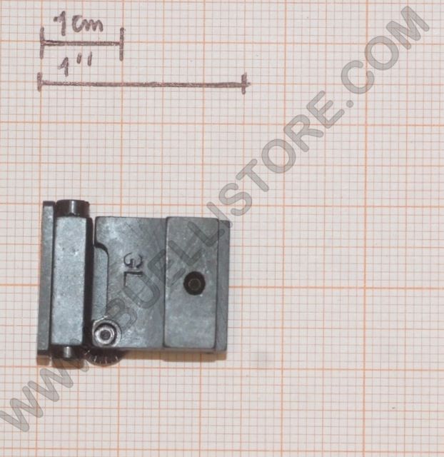 LPA TACCA DI MIRA IN METALLO CON REGOLAZIONI MICROMETRICHE PER GLOCK 17>23 25 32 34 35 WHITE OUTLINE -TPU32GL-18