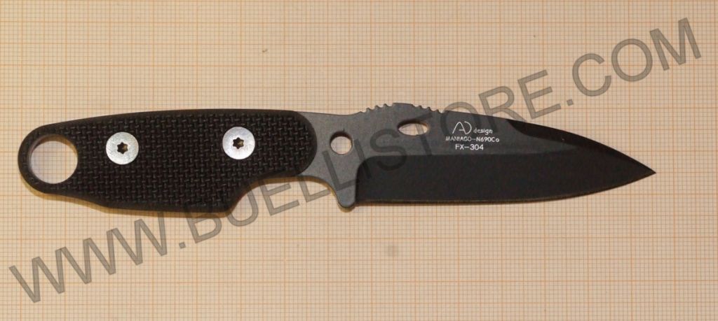 FOX FKMD COLTELLO TATTICO MILITARE - COMPSO NECK KNIFE FX-304