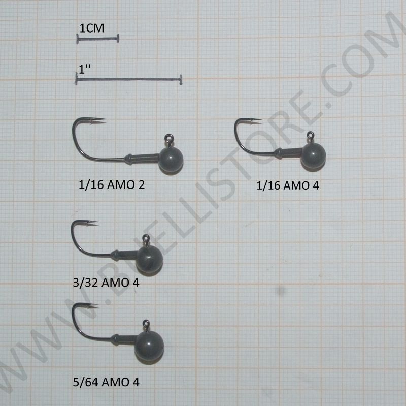 KEITECH TUNGSTEN SUPER ROUND JIGHEAD