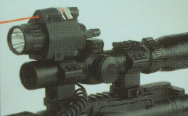 HAWKE SPORT LED-LASER ROSSO COMBO TORCIA E LASER CON ATTACCO WEAVER