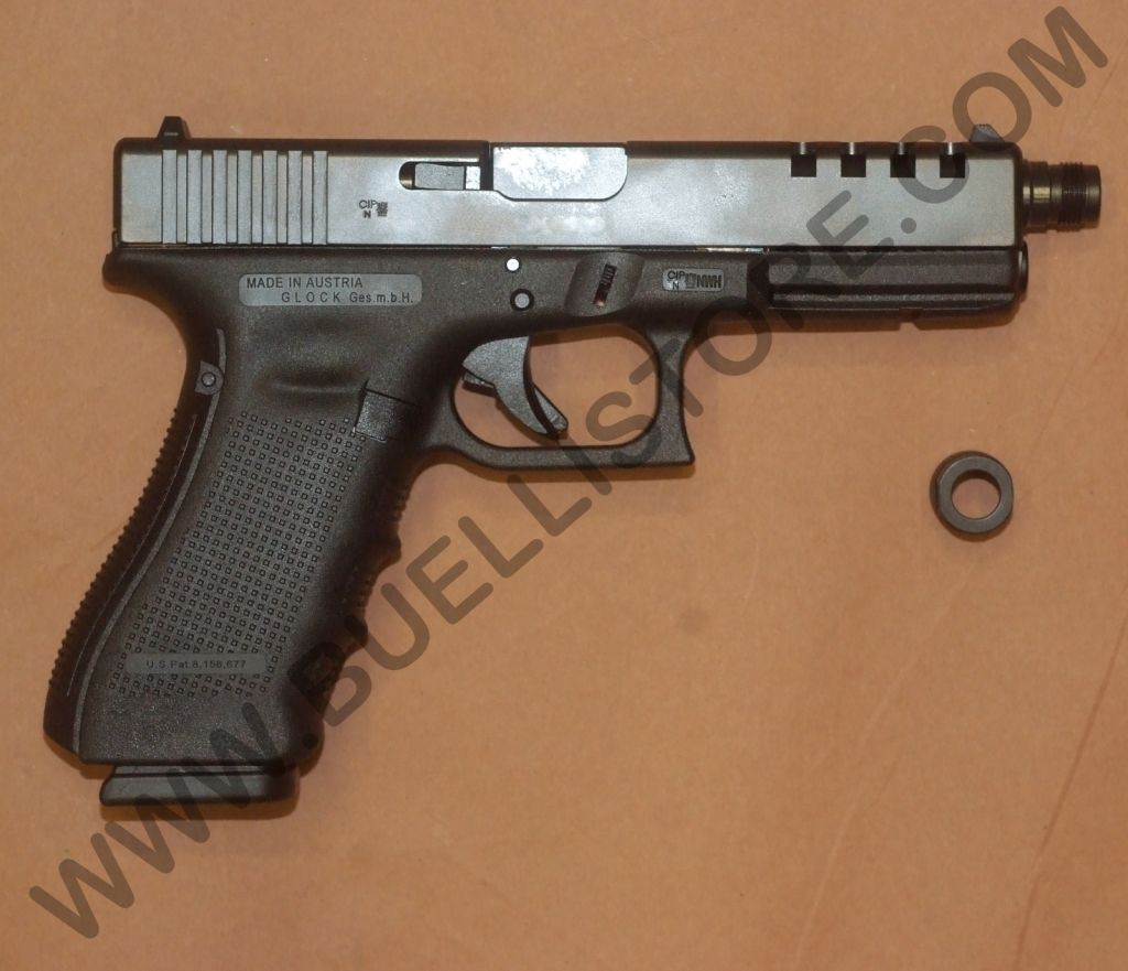 GLOCK 17 CON FRESATURE E FILETTATURA SU CANNA
