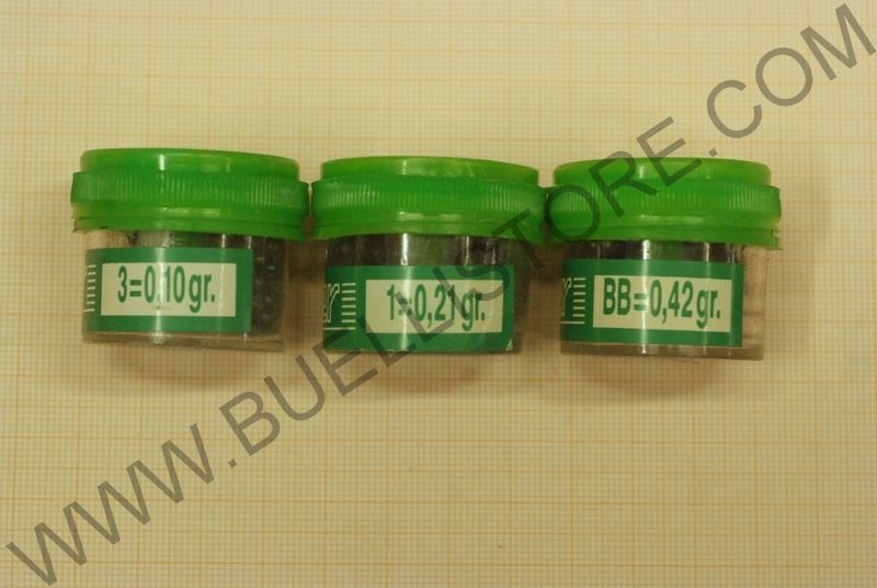 MAVER PIOMBI BB PER PESCA ALL'INGLESE  VARIE MISURE