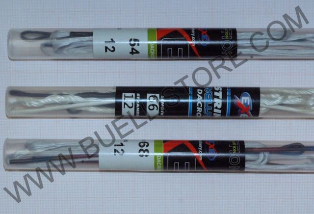 EXE CORDA EVOLUTION DACRON PER ARCHI RICURVI IN VARIE LUNGHEZZE COLORE BIANCO