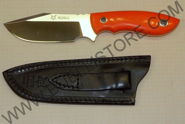 COLTELLO FOX NJALL G10 CON MANICO ARANCIO 