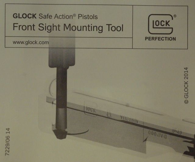 GLOCK ATTREZZO PER MONTAGGIO MIRINO
