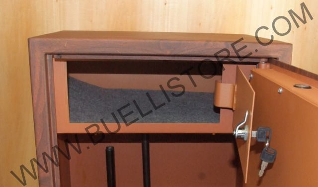 ARMADIO BLINDATO 10/12 POSTI + TESORETTO CON VERNICIATURA IN LEGNO 4493 TL