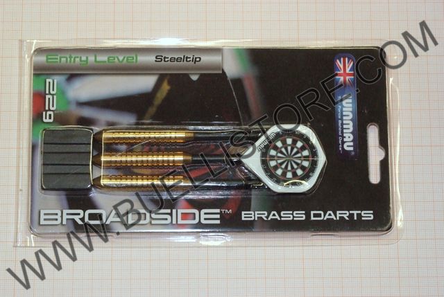 FRECCETTE PUNTA IN ACCIAIO WINMAU BROADSIDE  22 GRAMMI