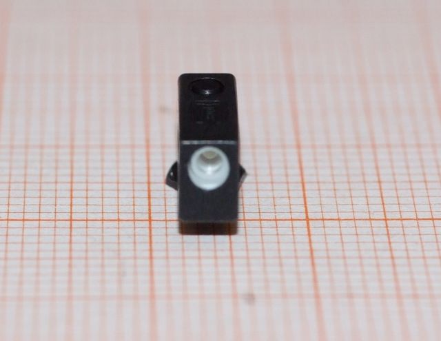 GLOCK MIRINO AL TRIZIO CON INSERTO VERDE DISPONIBILE IN DUE ALTEZZE 4.1mm E 4.9mm 