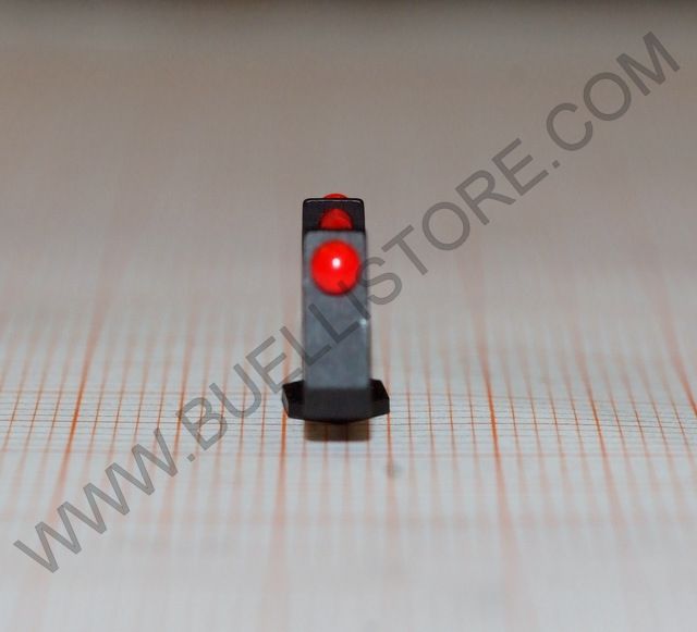 LPA TACCA DI MIRA REGOLABILE E MIRINO IN FIBRA OTTICA PER MODELLI GLOCK