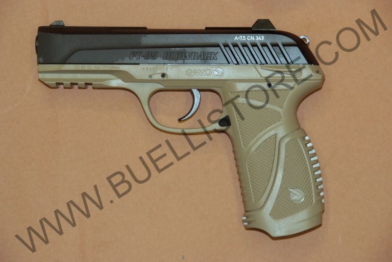 GAMO PISTOLA SCARRELLANTE PT-85 CAL.4.5 IN TRE COLORAZIONI 