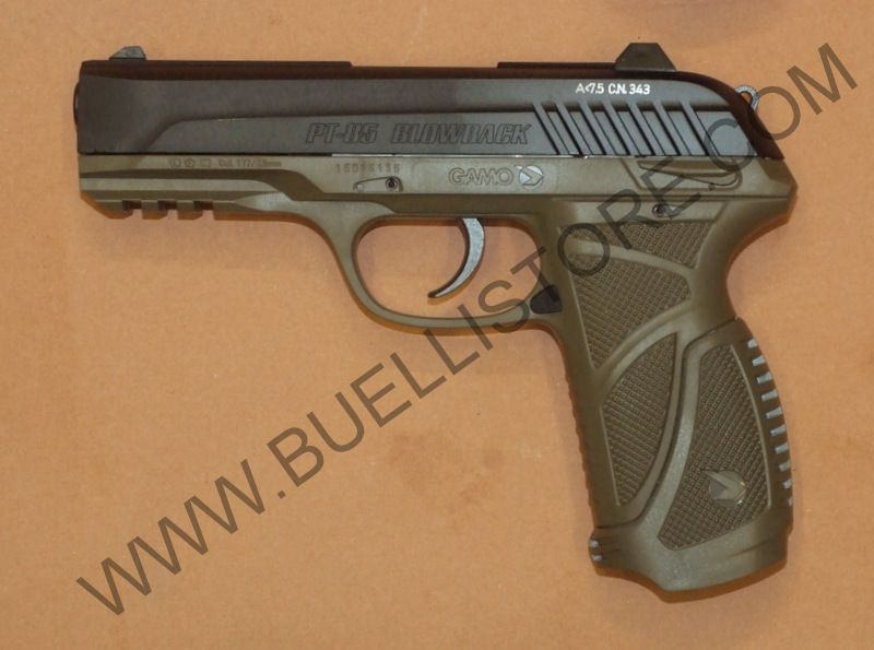  GAMO PISTOLA SCARRELLANTE PT-85 CAL.4.5 IN TRE COLORAZIONI 