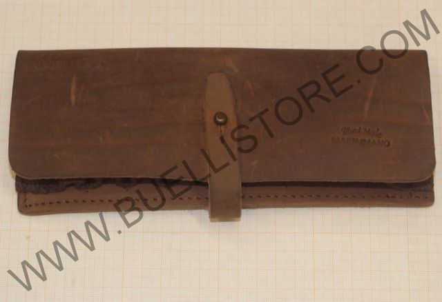 MAREMMANO PORTA COLPI IN PELLE SCURA 8 CELLE IN CORDURA CAL.12