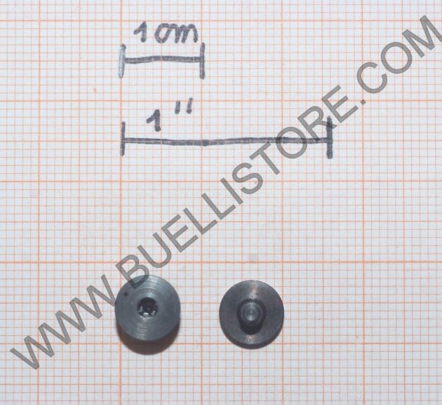 BERETTA VITE GUANCETTA A BRUGOLA NERA - 1pz.