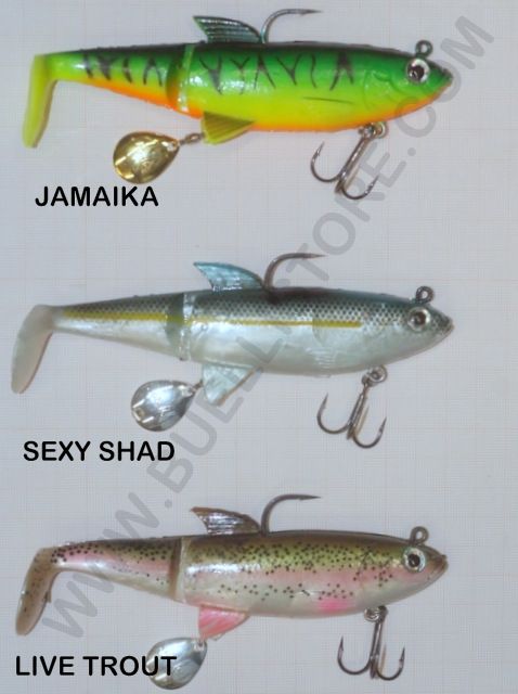 MOLIX SHAD 140 E 185 SWIMBAIT 5.5'' - 7.5