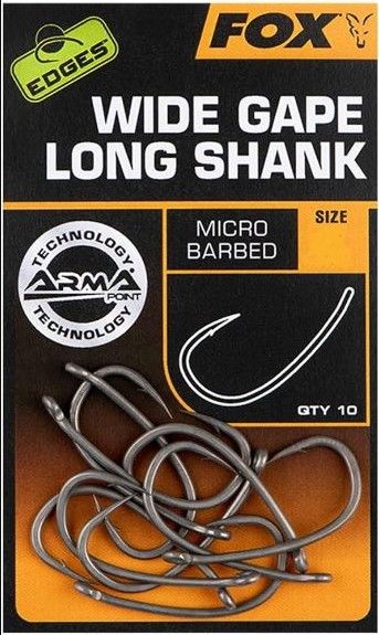 WIDE GAPE LONG SHANK SIZE 4