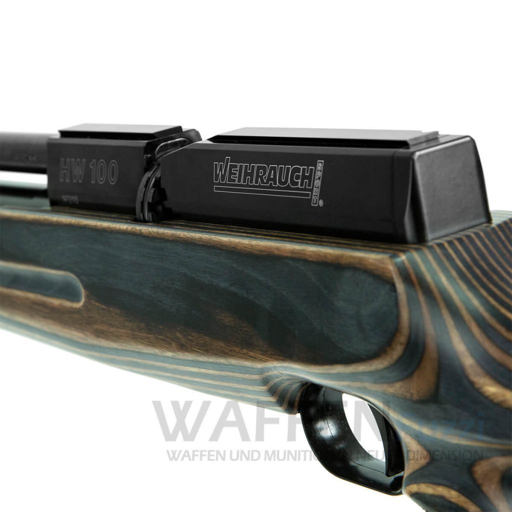 WEIHRAUCH HW 100 cal. 5,5 CON CALCIATURA IN LEGNO LAMINATO