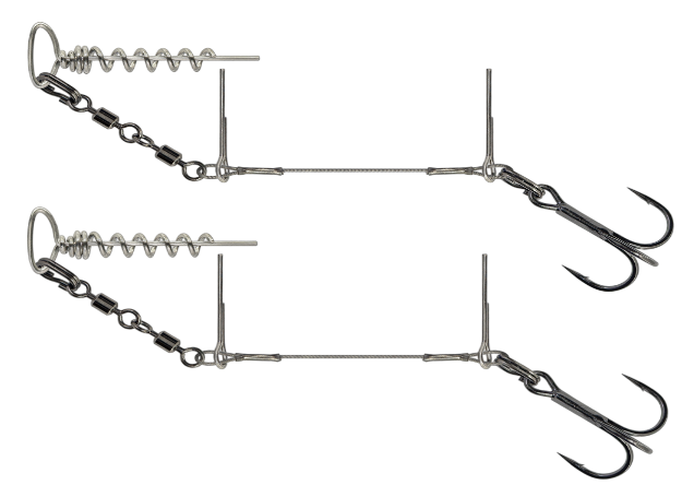 SPINNING STINGER - 2 ANCORINI 11CM #1/0