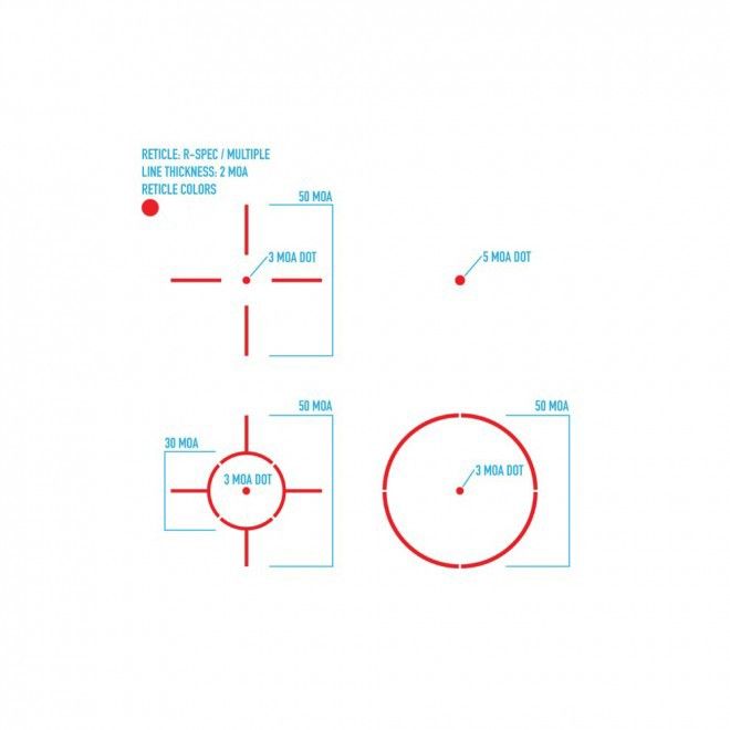 Punto rosso Ultra Shot A-Spec Reflex Compatibile con XT-3 e con Night Vision . - Sight Black