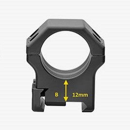 CONTESSA LIGHT PICATINNY RINGS - Ø 1'' - H 12 mm 