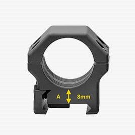 CONTESSA LIGHT PICATINNY RINGS - Ø 1'' - H 8 mm 