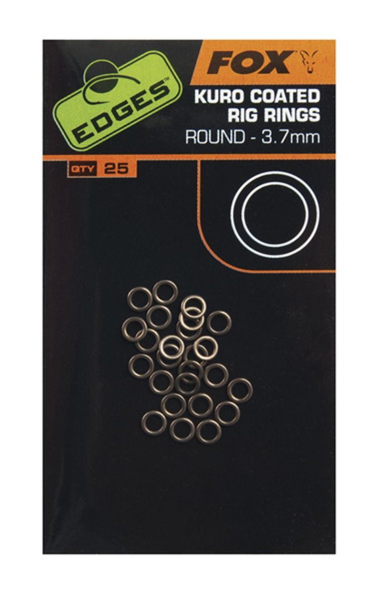 ANELLINO PER AMI - FOX EDGES™ KURO COATED RIG RINGS 3.7 mm