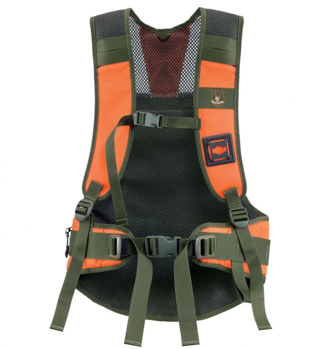 RISERVA | GILET / ZAINO DA CONDUTTORE ALTA VISIBILITA' CON BANDE CATARIFRANGENTI (R2371)