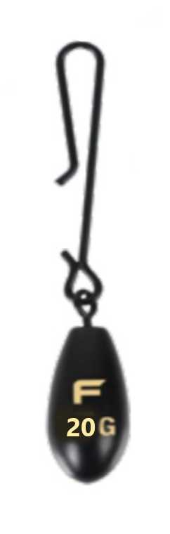 PESO IN OTTONE CON MOSCHETTONE - STUCKI 20 gr