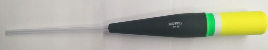 SARFIX - PIPPOTTO GALLEGGIANTE THOR PER STORIONE 35 GR - GIALLO