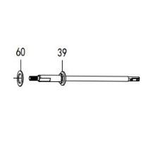 ESPLOSO N° 39 - 1540377 - MAIN SHAFT ASSEMBLY - ALBERINO PRINCIPALE - PENN BTLIII8000DX