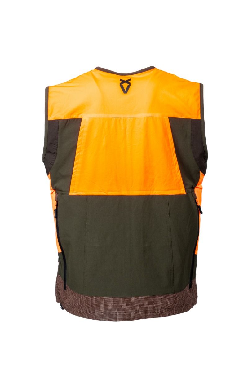 GILET LEGGERO ELASTICIZZATO BLATEX VERDE/ARANCIO - 43.1
