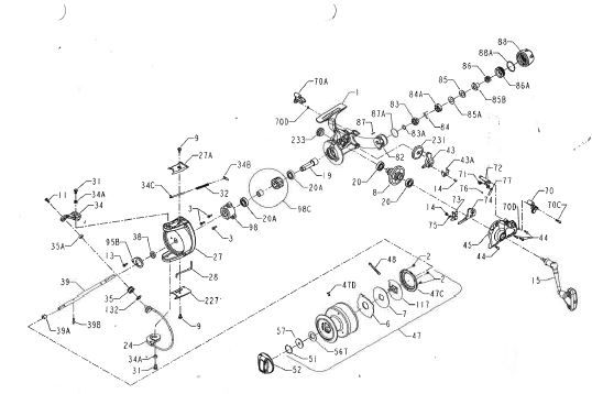 RICAMBI PENN SLAMMER 460L / 560L