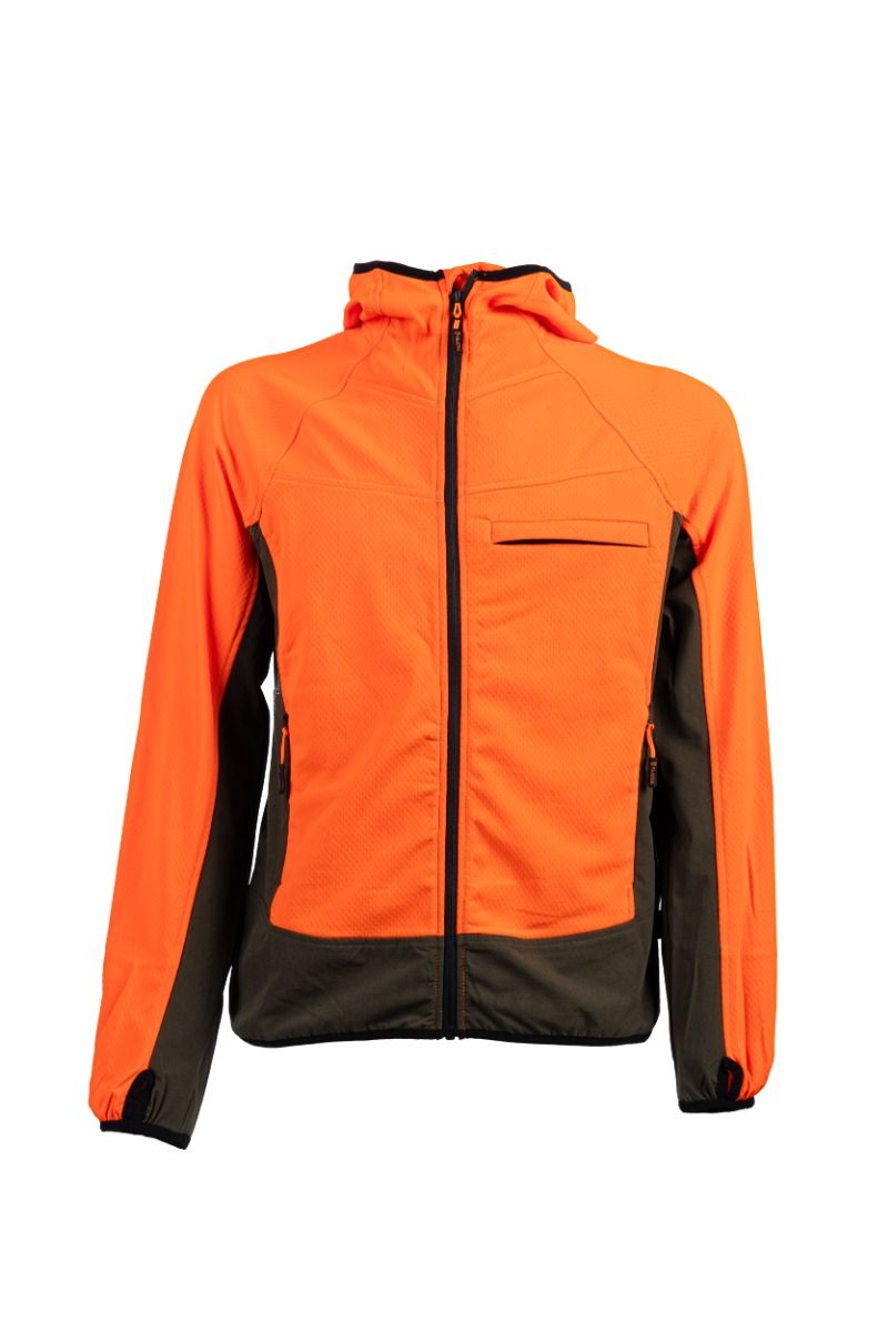 BLATEX GIACCA IBRIDA ELASTICIZZATA VERDE/ARANCIO - 473