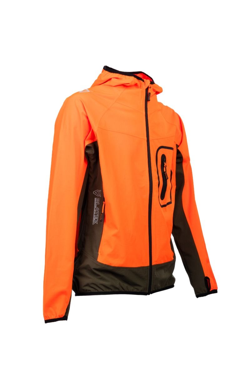 GIACCA BLATEX STRETCH VERDE E ARANCIO - 482.1