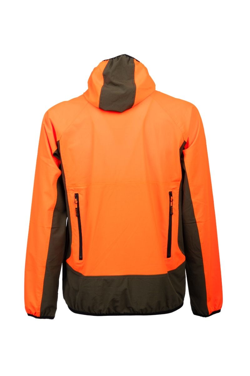 GIACCA BLATEX STRETCH VERDE E ARANCIO - 482.1