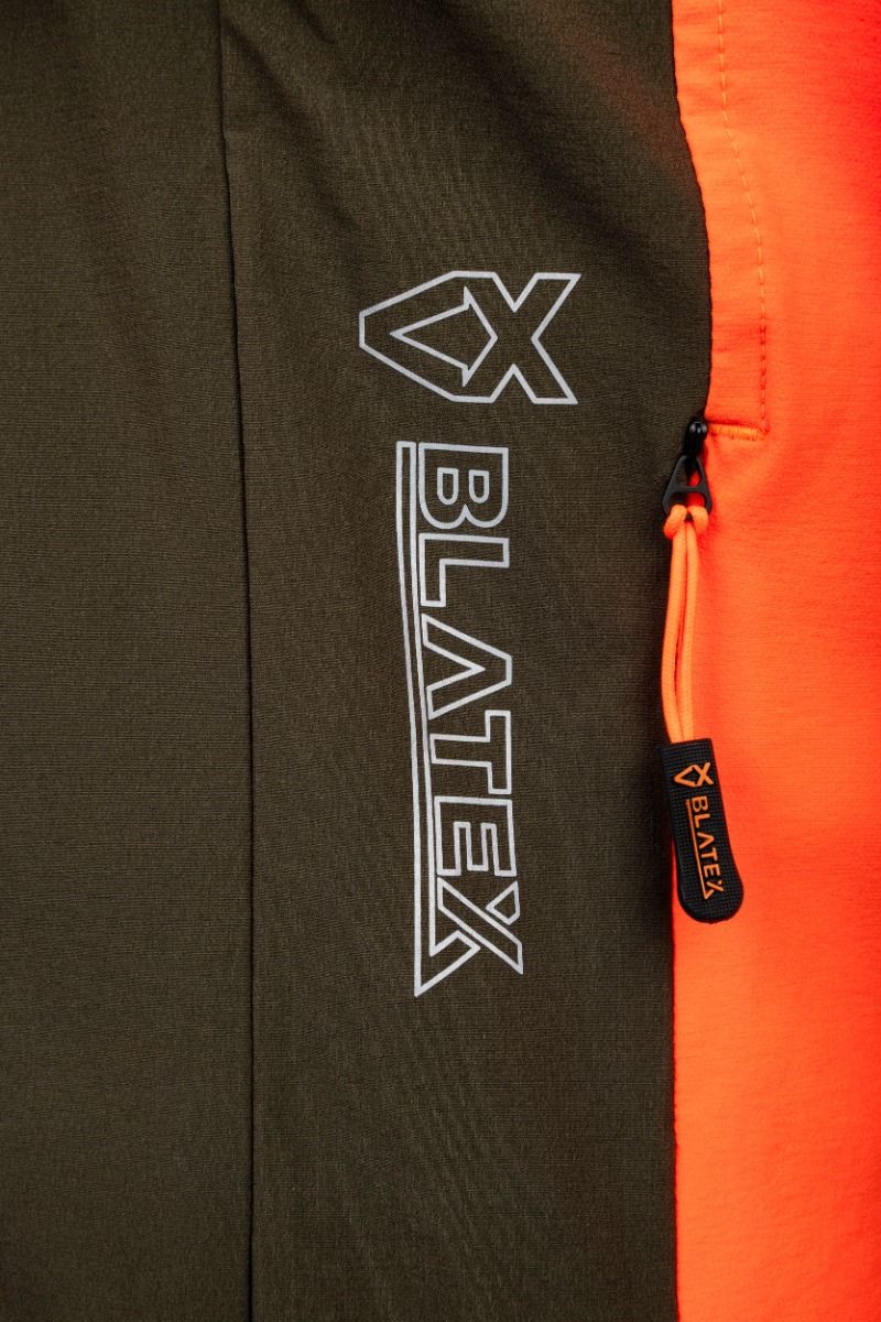 GIACCA BLATEX STRETCH VERDE E ARANCIO - 482.1