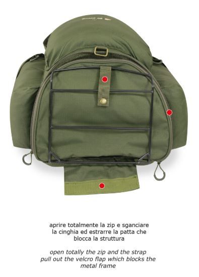 MARSUPIO ZAINO FUNGHI FOREST 50 PRO