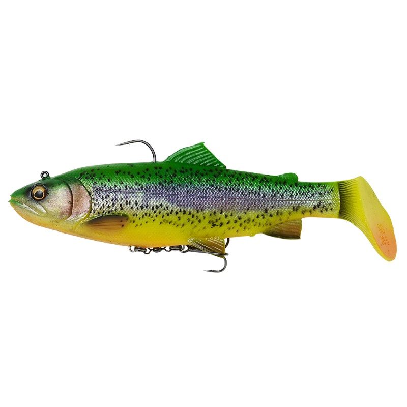SAVAGE GEAR 4D TROUT RATTLE SHAD 80 GRAMMI 17 CM FIRE TROUT