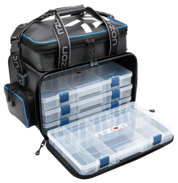 DAIWA N’ZON EVA FEEDER BAG CON 2 SCATOLE - M 