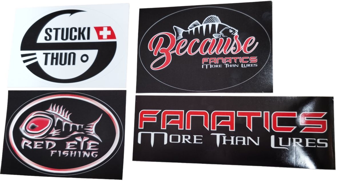OMAGGIO PESCA PER ORDINI SUPERIORI A 29 € STICKER ADESIVI PESCA STUCKI FISHING