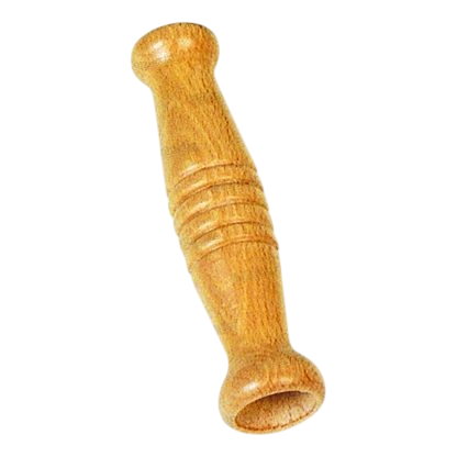 Richiamo per FOLAGA a tromba doppia in legno. Made in Italy.