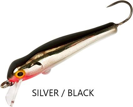 REBEL- MICRO PESCIOLINO SENZA ARDIGLIONE  SILVER / BLACK