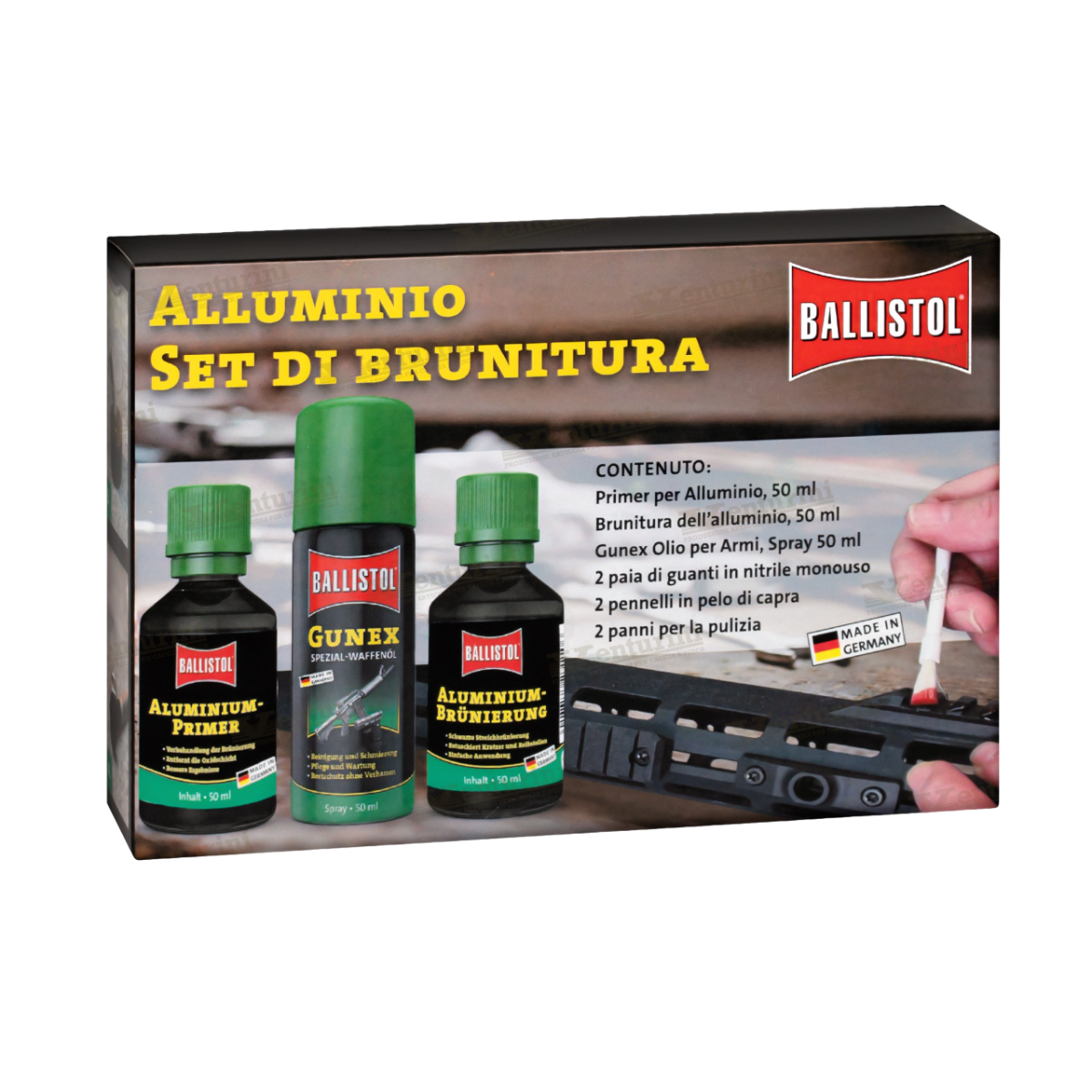KIT BRUNITORE ALLUMINIO BALLISTOL