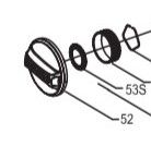 ESPLOSO N°52 - 1277114 - DRAG KNOB ASSEMBLY - POMELLO FRIZIONE - PENN SSV6500